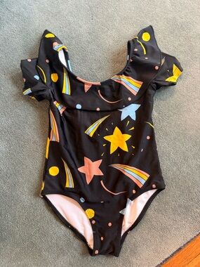 Mini Rodini Short Sleeve Star Swimsuit